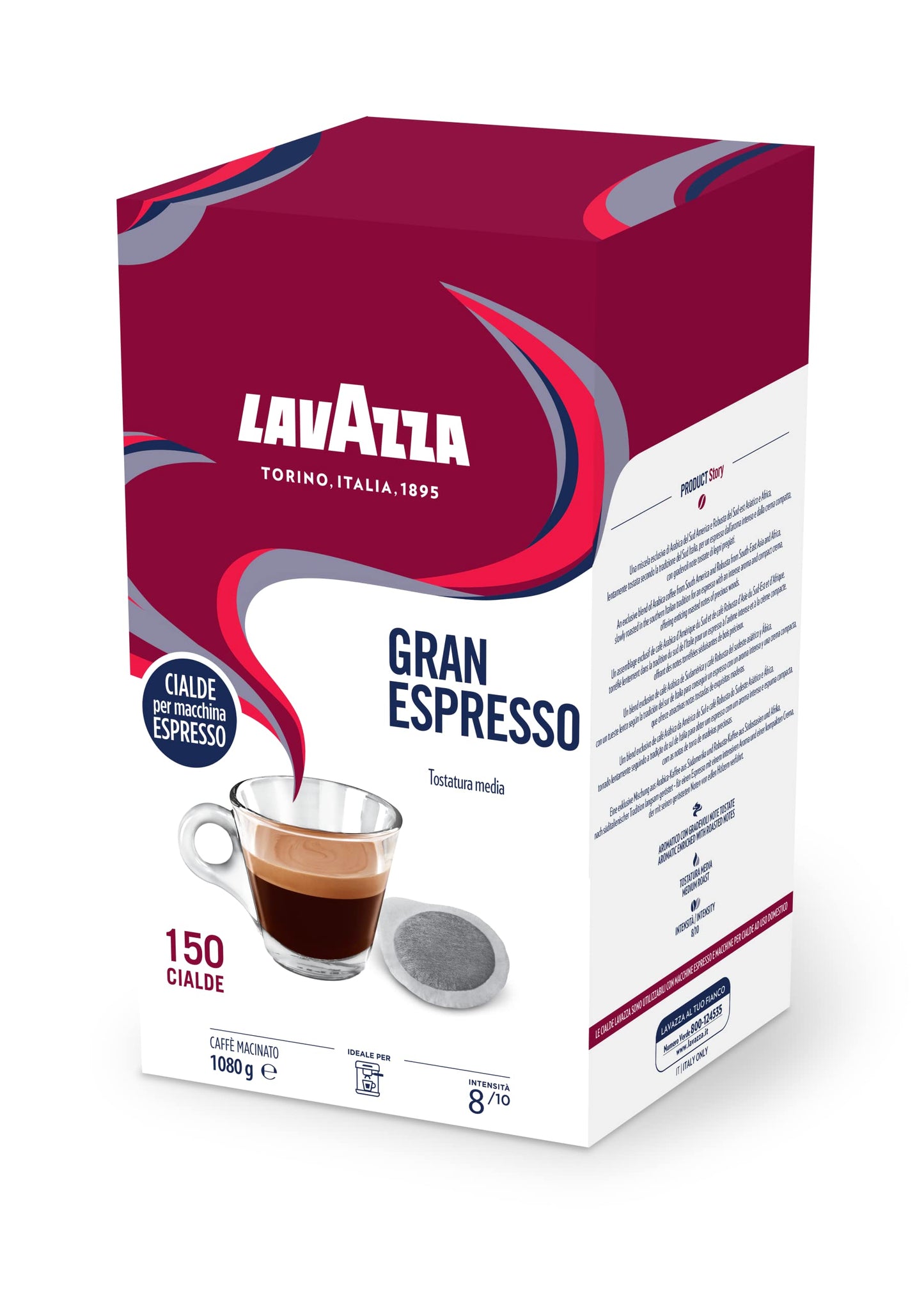Lavazza Espresso Ese Coffee Pods (Gran Espresso)