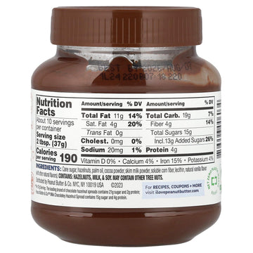 Milk Chocolatey Hazelnut Spread 13 Oz