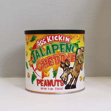 Spicy Jalapeno Cheddar Flavored Peanuts, Jalapeno Cheddar Peanuts Variety Pack 12 Ounce Can (Jalapeno Cheddar 3 Lb)