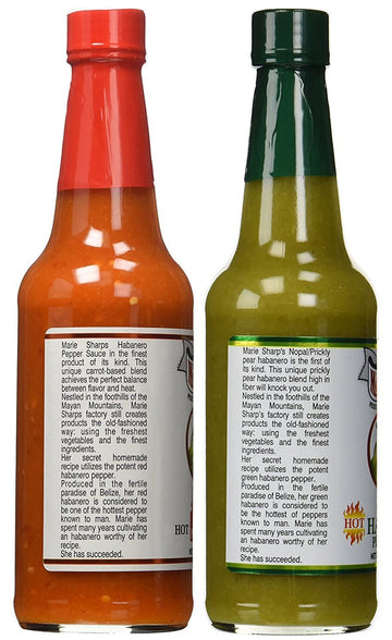 Marie Sharps HOT and Green Habanero Pepper Sauce 10oz