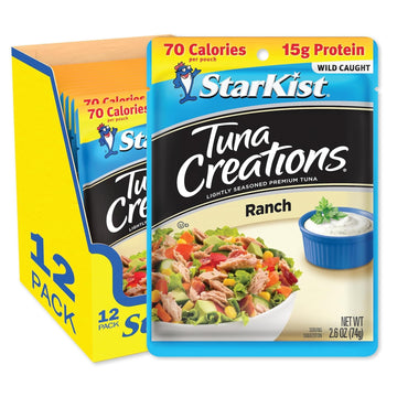 Starkist Tuna Creations Ranch, 2.6 Oz Pouch (Pack Of 12) (Packaging May Vary)