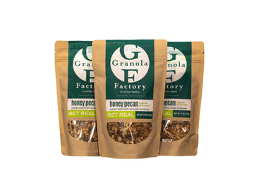 Granola Factory Honey Pecan, All-Natural, Sweet And Salty Breakfast Cereal And Snack (Honey Pecan) 11 Ounce (Pack Of 3)