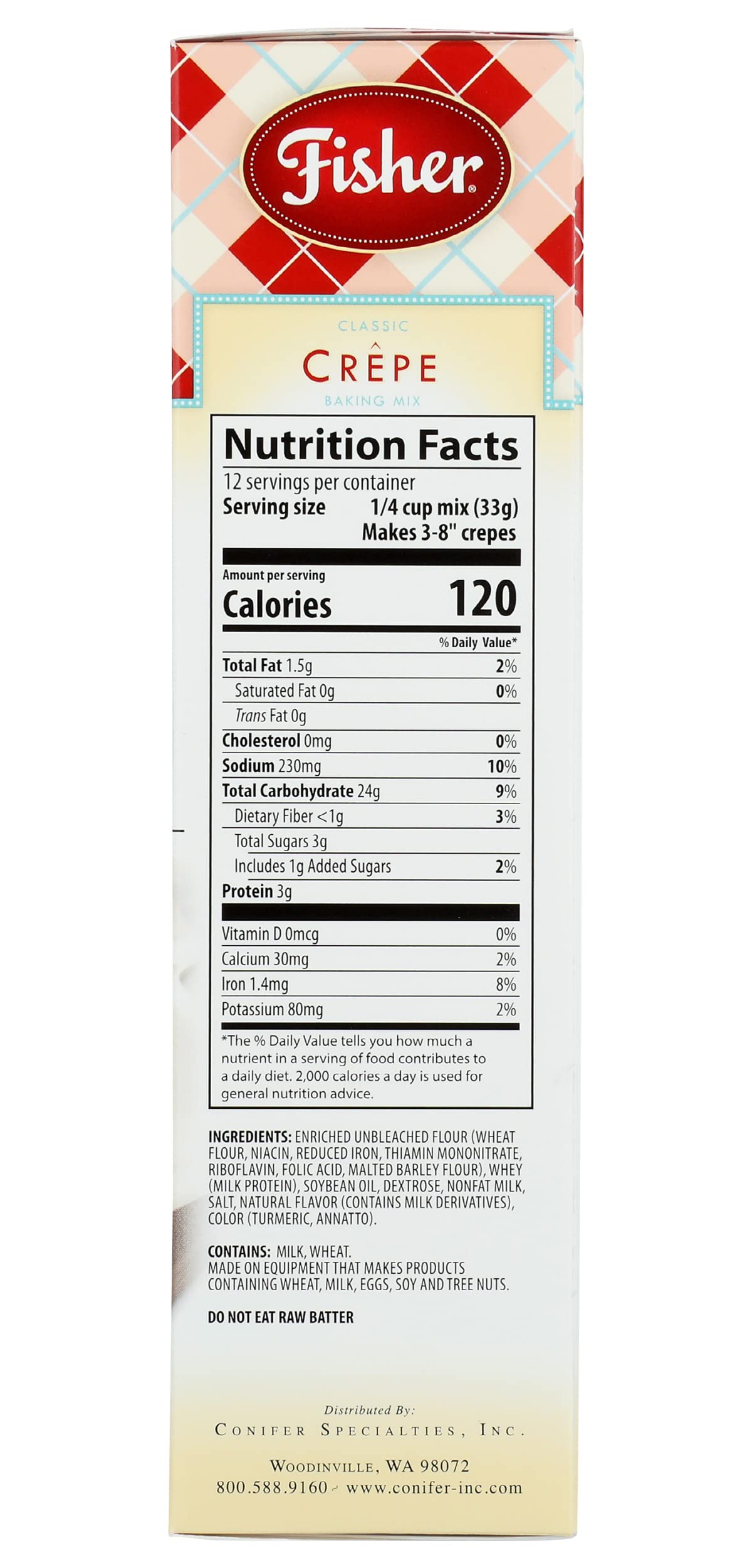 Fisher Classic Crepe Mix, 14 Oz (Pack Of 1)