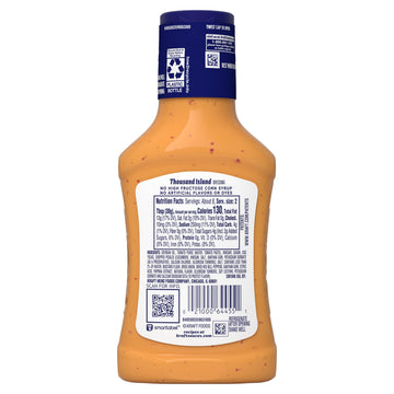 Kraft Dressing, Thousand Island, 8 Oz