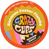Crazy Cups Flavored Coffee For Keurig K-Cup Machines, Bananas Foster Flambe', Hot Or Iced Drinks, 22 Single Serve, Recyclable Po