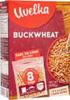 Uvelka, Buckwheat Groats (Grechka/Kasha), 8 Boil-In-Bags, Easy to Cook, 640g/22.6oz (Ancient Grains)