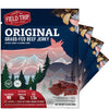 Field Trip Grass Fed Beef Jerky, Healthy Gluten Free Snacks, All Natural, High Protein Snack with No Nitrates, 2.2 Ounce Bag, 4