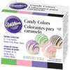 Wilton Candy Colors .25oz 4/PkgPink, Green, Violet & Black