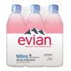 Evian Natural Spring Water, Ph Balanced With Natural Electrolytes, 16.9Fl Oz./500Ml Bottles (Pack Of 6)
