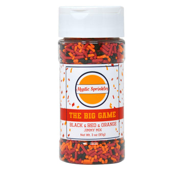 Mystic Sprinkles The Big Game Jimmy Mix 3Oz Bottle (Black, Red & Orange)