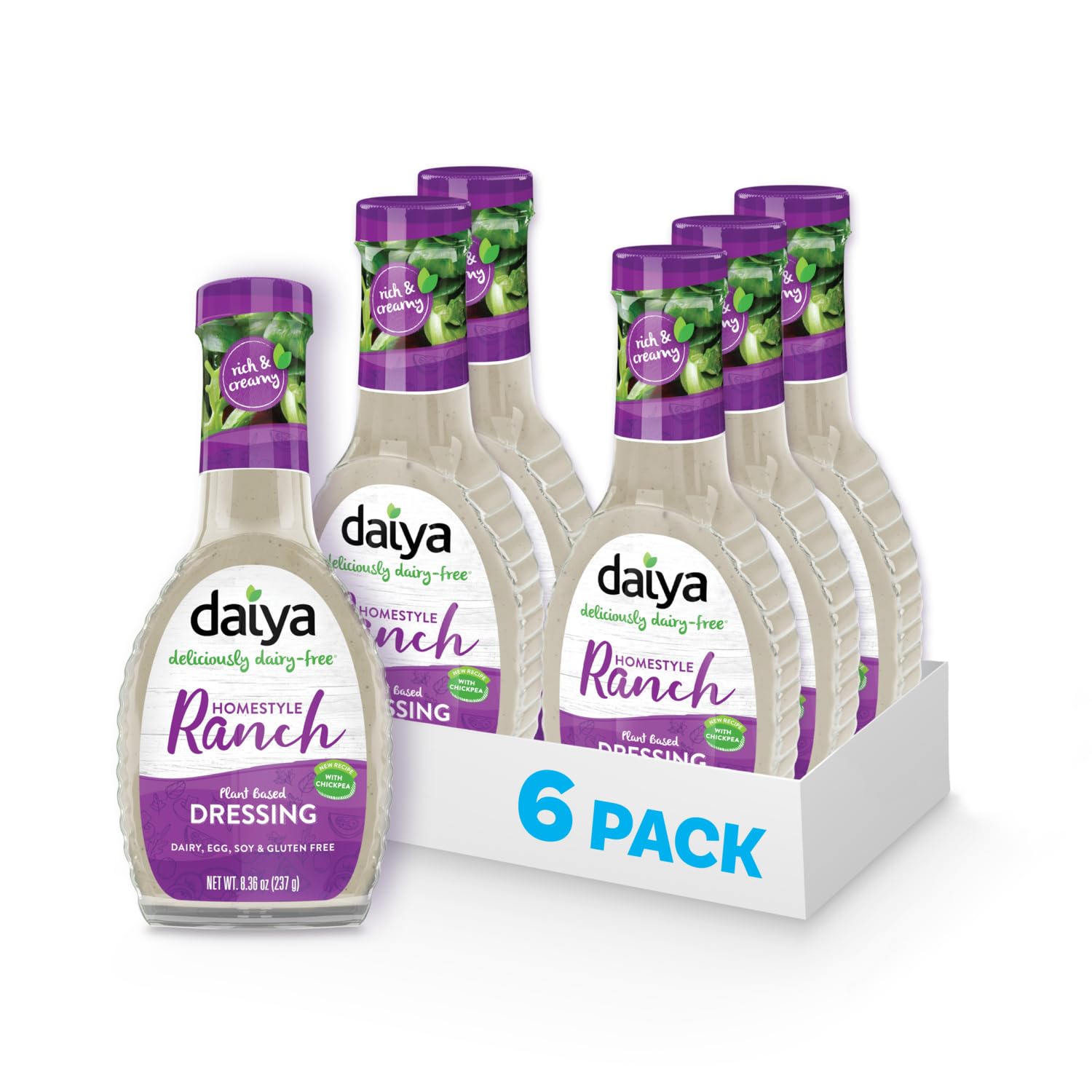 Daiya Homestyle Ranch Dressing, Dairy Free, 8.36 oz
