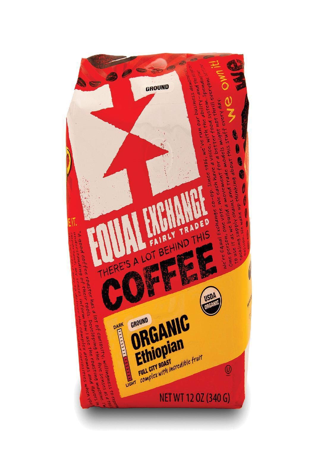 Equal Exchange Organic Ethiopian Grind 12 Oz