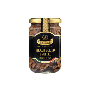 La Rustichella - Black Sliced Truffle - 100% Made in Italy | Vegan, Gluten-Free, Cholesterol-Free (9.88 oz (280 gr))
