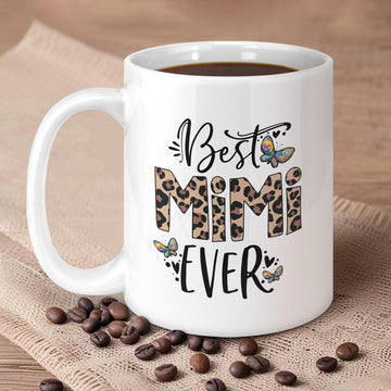 Bgsnbsha 11oz Ceramic Mug for Grandma, White Coffee Cup, Perfect Mothers Day & Birthday Gift from Grandkids