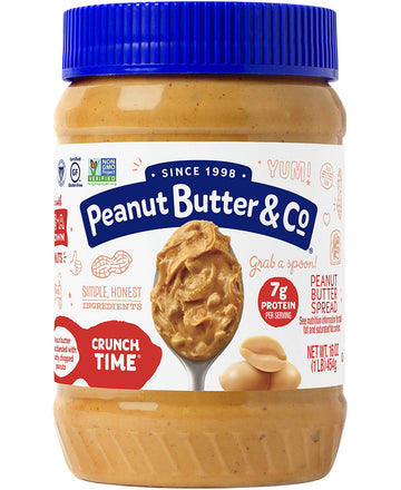 Peanut Butter & Co. Crunch Time Peanut Butter, Non-Gmo Project Verified, Gluten Free, Vegan, 48 Oz Value Pack, 48 Oz