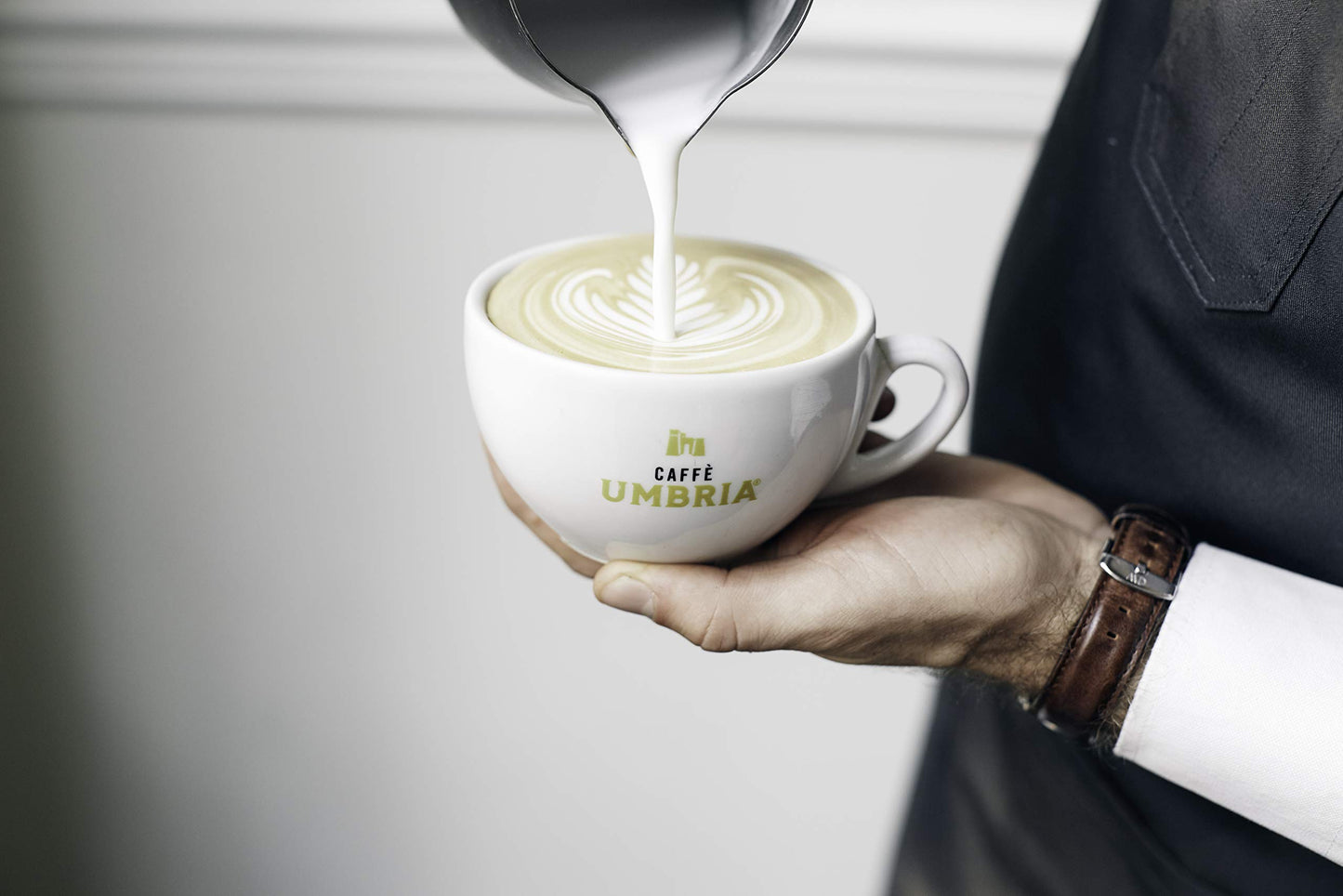 Caffe Umbria Fresh Seattle Whole Bean Roasted Coffee, Bizzarri Blend Medium-Dark Roast, 12 Oz. Bag