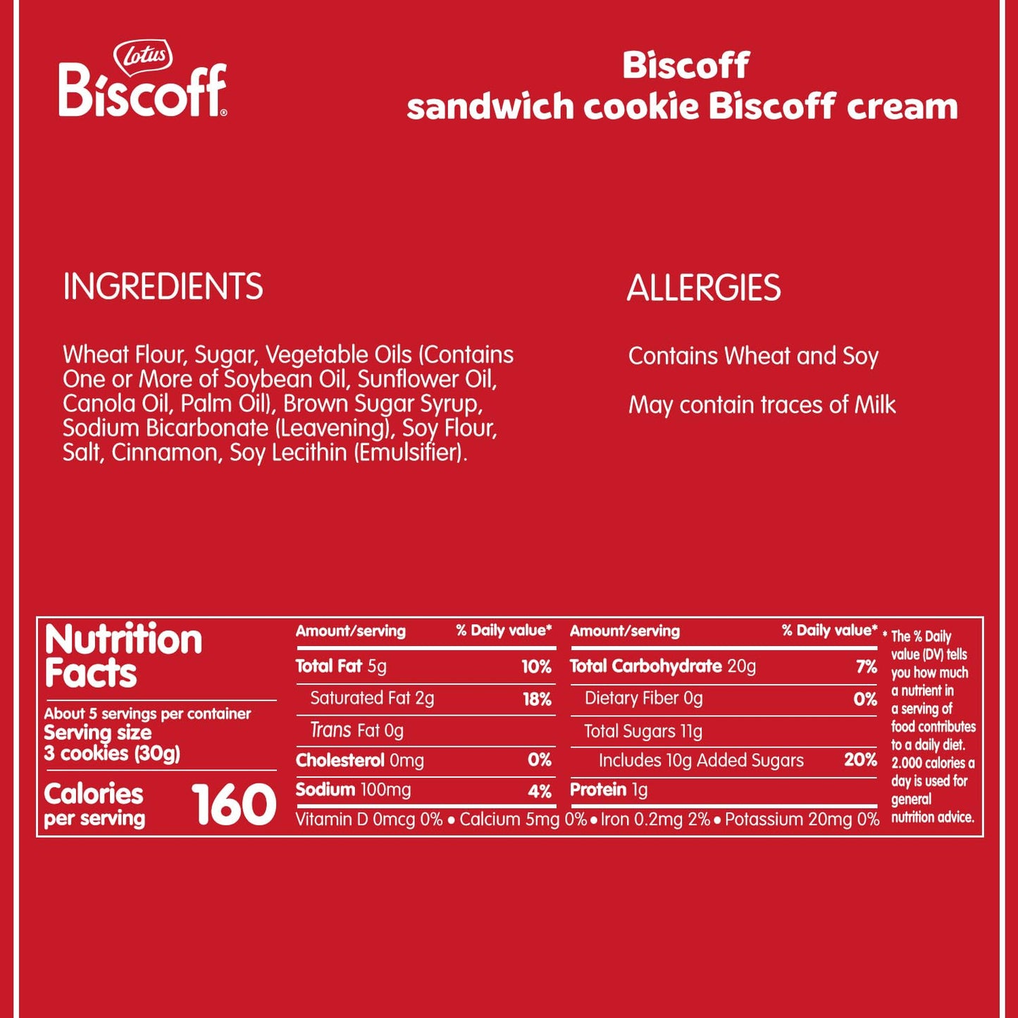 Biscoff Sandwich Cookies with Biscoff Cream, 22 Cookies, 7.76 oz - Delicious Treats for Snack Lovers, Perfect for Sharing