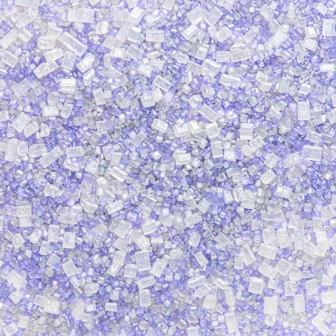 Sweets Indeed Edible Sprinkle Sugar Mix, Lavender, 5.11 oz - Perfect for Cake Decorations, Baking, Ice Cream, Cookies, Cupcakes
