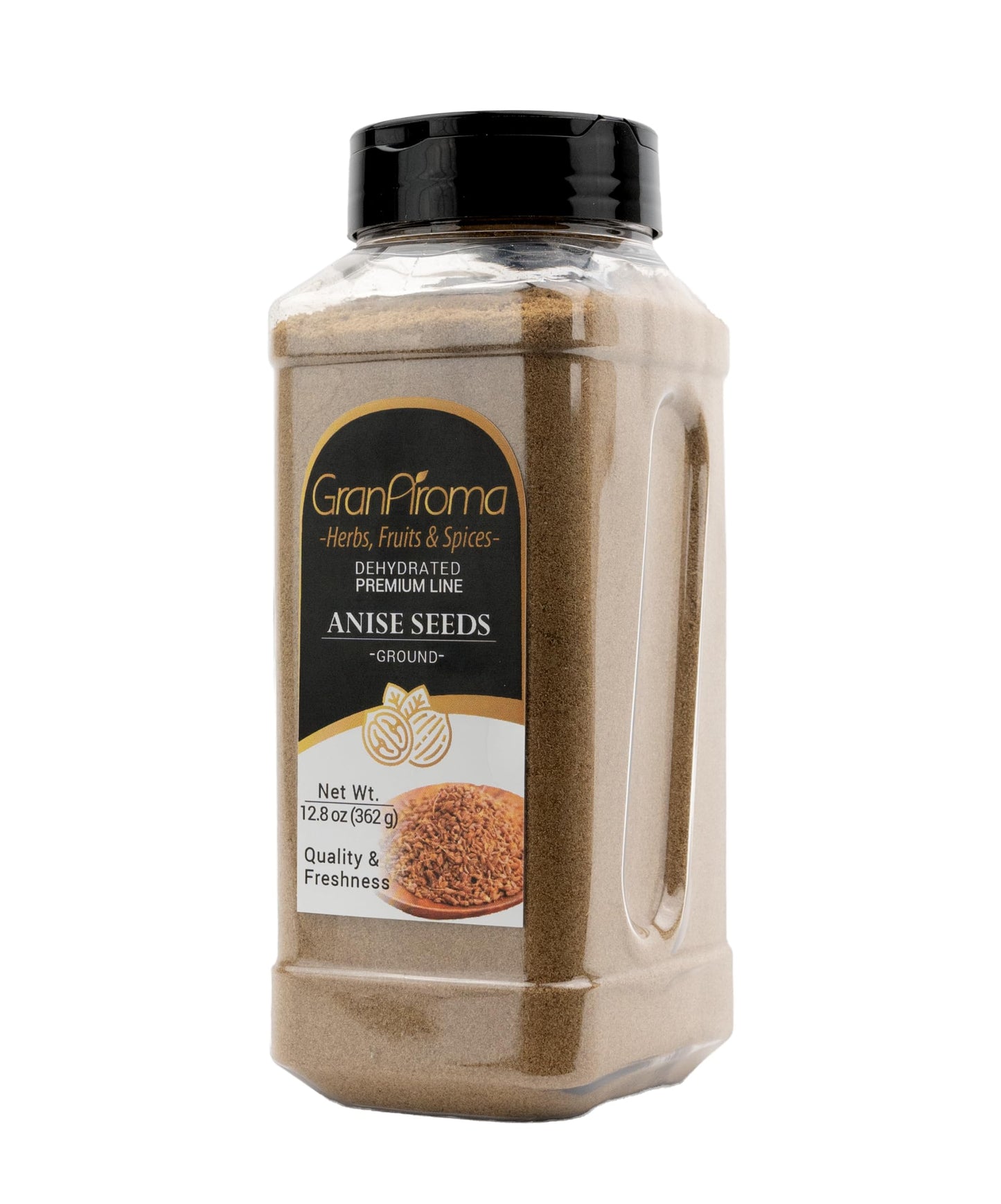 Granaroma Ground Anise Seeds, Sweet, Aromatic Spice, Baking & Cooking (12.8 Ounce)