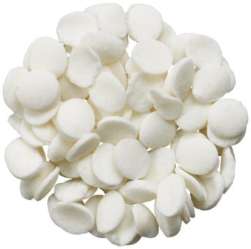 Decopac Quins Fancy Sprinkles, 19.5Oz, Candy Sprinkles In Handheld Container, Edible Sprinkles For Celebration Cakes, Cupcakes, Cookies - Confetti White Quins