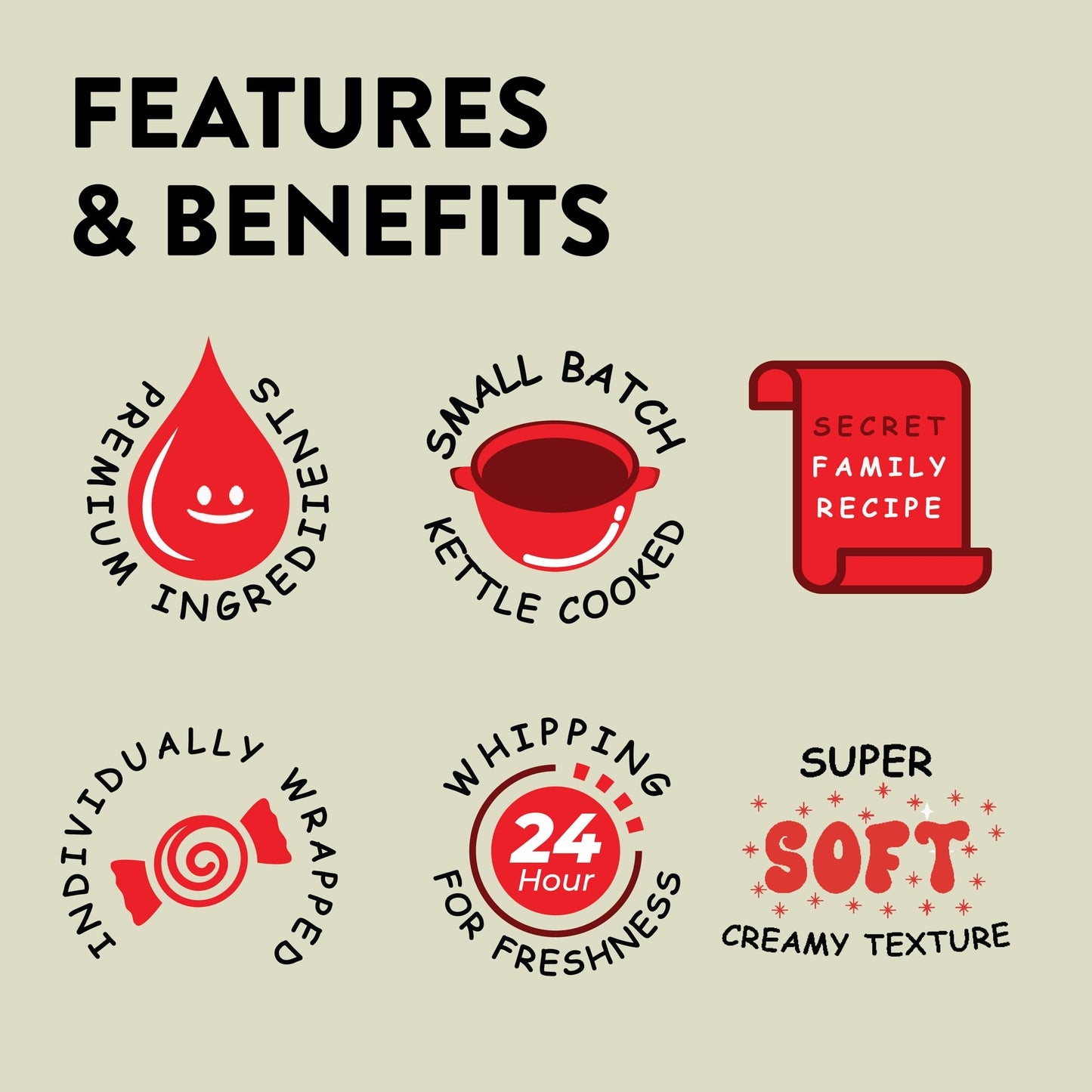 Taffy Town Saltwater Taffy, Strawberry Cheesecake, 40 Ounce