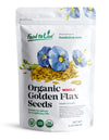 Food to Live Organic Golden Flax Seeds, Whole Raw, Non-GMO, Vegan, 16 Ounce