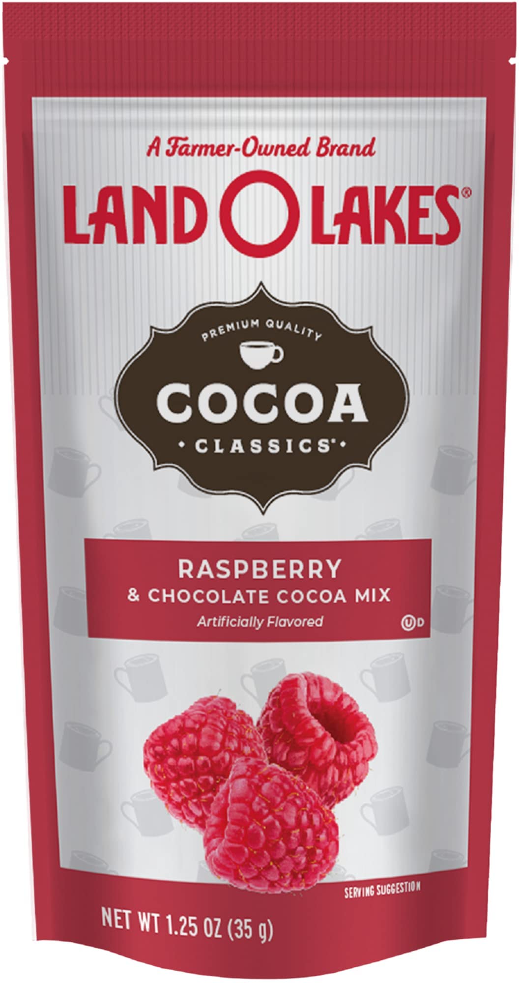 Land O Lakes Cocoa Classics Raspberry 1.25 Oz Pouches 24 Pack