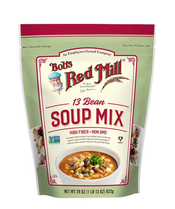 Bob s Red Mill 13 Bean Soup Mix, 29oz (Pack of 4) - Non GMO, Vegan, Kosher