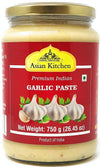 Asian Kitchen Garlic Cooking Paste 26.5Oz (750G) Glass Jar ~ Vegan | Gluten Free | Non-Gmo | No Colors | Indian Origin
