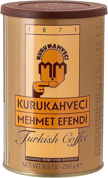Mehmet Efendi Turkish Coffee, 500-Gram Can, 1.1 Pound (Pack of 1)