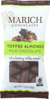 Marich Chocolate Toffee Almonds, 2.3-Ounce (Pack Of 12)