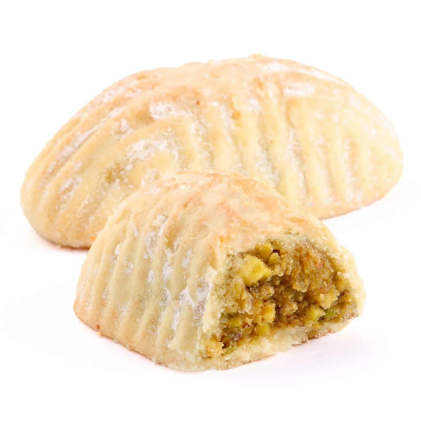 Zalatimo Sweets Since 1860, 100% All Natural Assorted Mamoul Shortbread Cookies, Square Metal Gift Tin, Slightly Sweet Cookies,