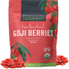 Organic Dried Goji Berries, 8 oz Non-GMO and Vegan Organic Berries, Dried Berries Perfect for Goji Berry Powder, Tea, Smoothies,