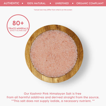 La Salt Co Kashmir 2.5 Lbs Pink Himalayan Salt Jar, X-Fine | 100% Pure, Food Grade With 84 Trace Minerals | Kosher Certified, Ve