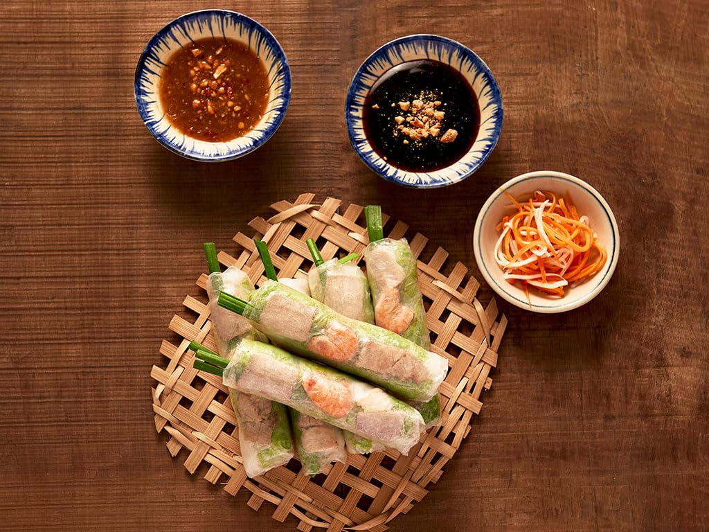 2 Packs - Spicy Instant Fish Sauce For Spring Roll Glass Bottle - Nuoc Mam Pha San Cay Chai Thuy Tinh - 650Ml Per Glass Bottle W