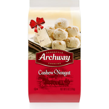 Archway Cookies Cashew Nougat Cookies 6 Ounce