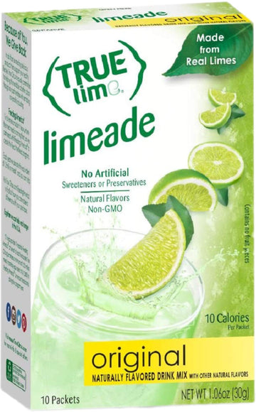 True Lime LIMEADE, True Lemon | True Citrus, 10 Count (Pack of 4)
