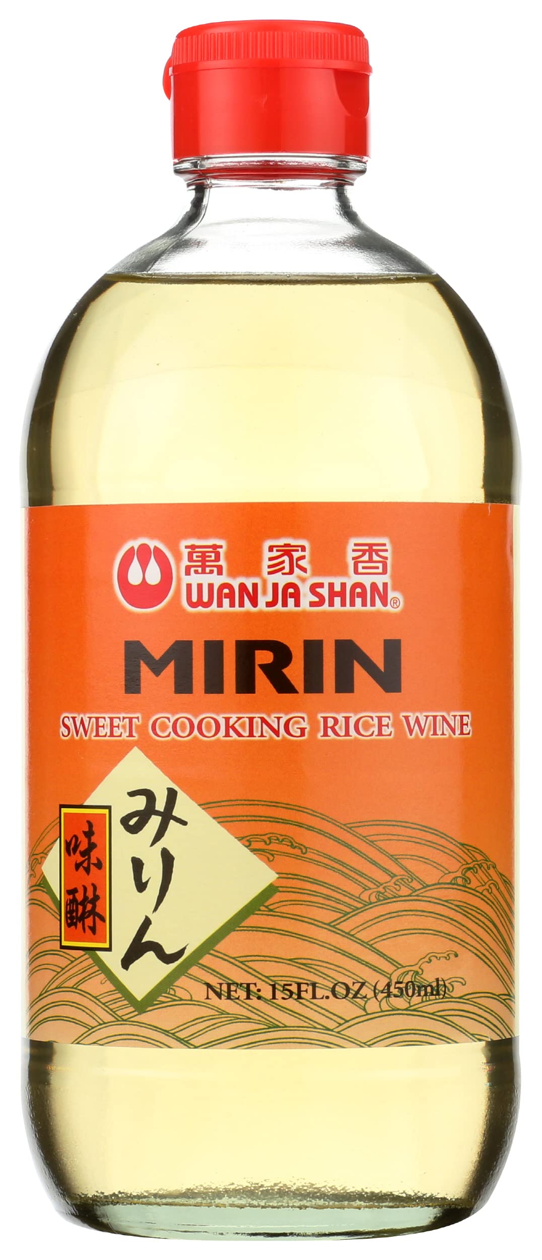 Wan Ja Shan Mirin Cooking Beverage-Inspired - Top-Grade Japanese Sweet Rice Beverage-Inspired For Cooking No Corn Syrup Added Perfect For Sushi Rice Sauces Glazes Marinades & Stir-Fries Authentic Flavor 15Oz