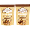 Paleonola Pina Colada Grain Free Granola, 10 Oz Resealable Bag (Pack of 2) - Grainless Paleo Granola Blended with Dried Coconut,