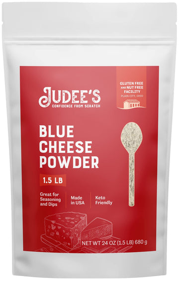 Judee   S Blue Cheese Powder 1.5 Lb - Gluten-Free And Nut-Free - Use In Seasonings And Salad Dressings - Great For Dips, Spreads