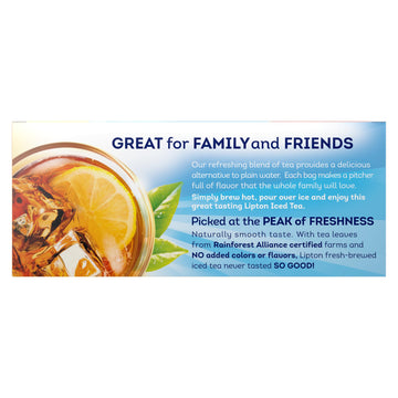 Lipton Iced Tea, 24 Count, Pack Of 4