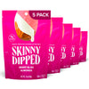 SkinnyDipped Berry Bliss Yogurt Covered Almonds, Healthy Snack, Plant Protein, Gluten Free, 3.5oz Resealable Bag, Pack of 5