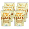 Daily Crunch Turmeric + Sea Salt Sprouted Almonds, Non GMO, 5 Ounces (Pack Of 6)