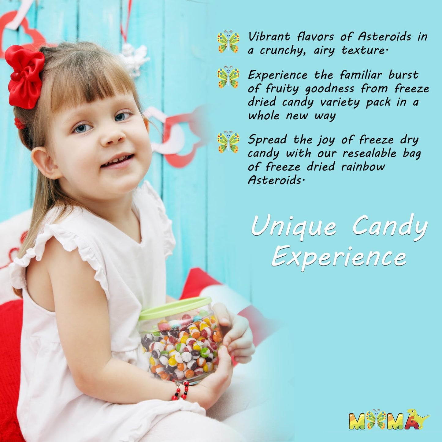 MIMA MIMA Pack of 3 Assorted Freeze-Dried Fruit Candy - 6oz Resealable Bag of Crunchy Delights for Memorial Day Mega Sale