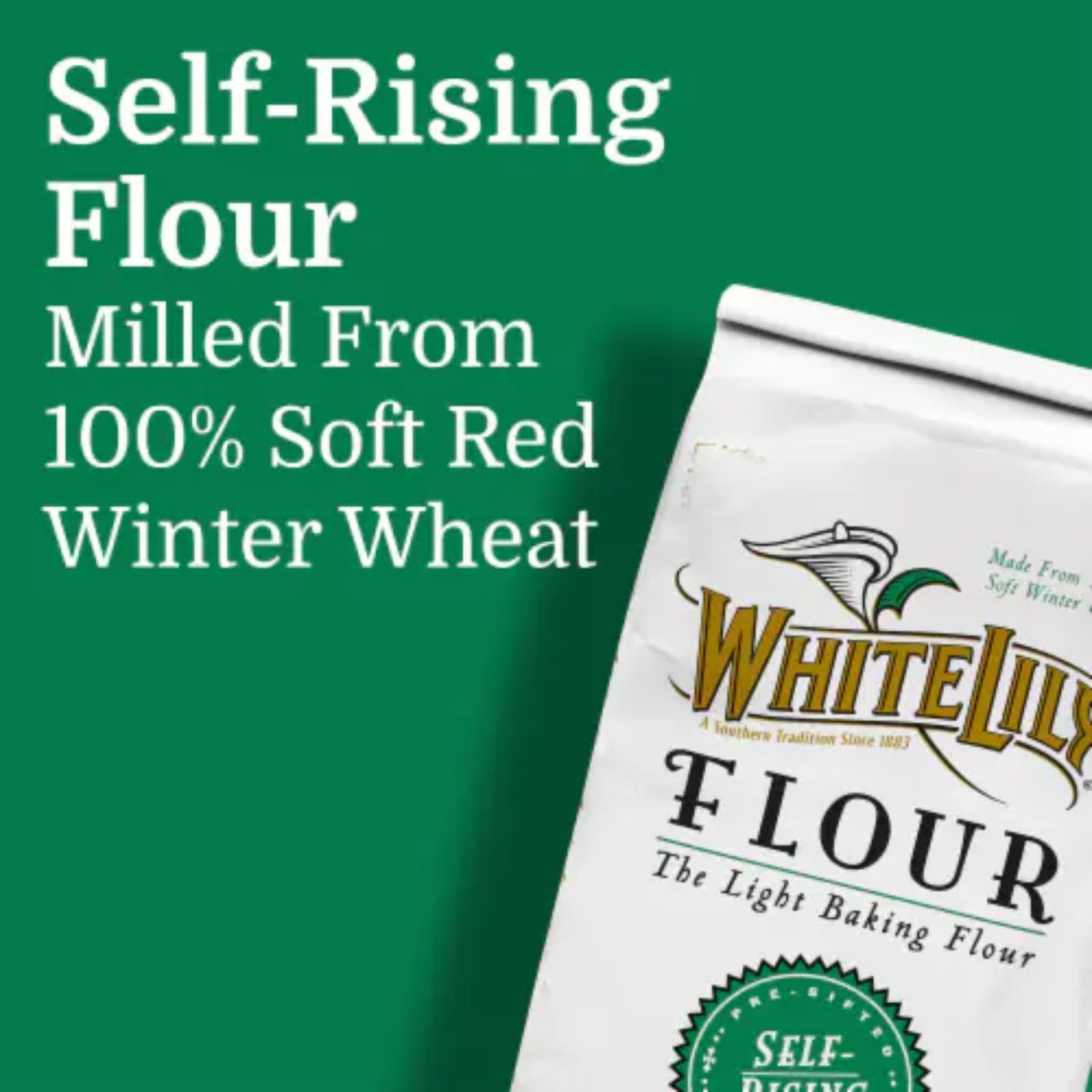 White Lily Self-Rising, Enriched Bleached Flour, 2 Lb Bag (Pack Of 2)