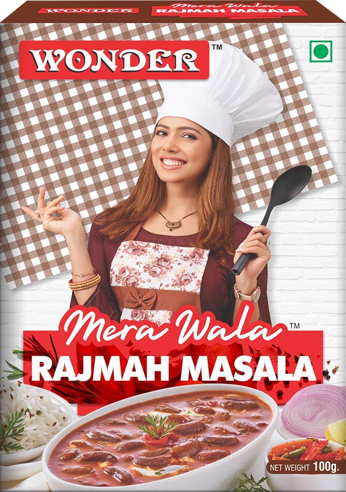 Wonder Mera Wala Rajmah/Rajma Masala,(100G) / Blended Spices/For Delicious & Flavourful Cooking/No Artificial Flavour Added