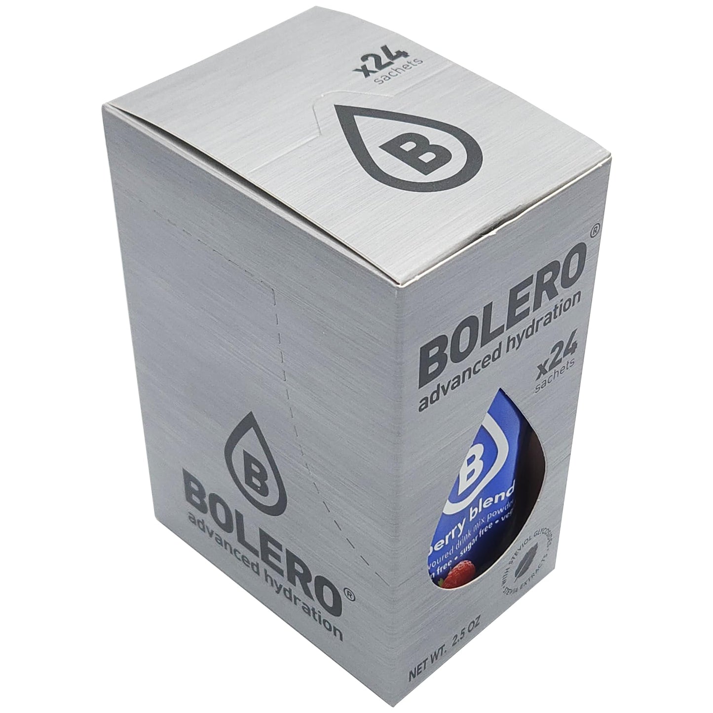 Bolero- Sugar Free Drink Mix Packets Variety Fruit Flavors | Powdered Flavored Water Packets | 24 Large Sachet On The Go Packets