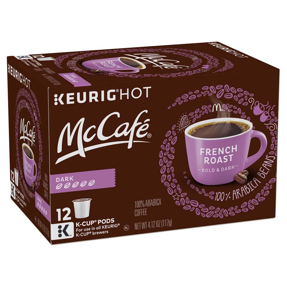 Mccaf French Dark Roast K-Cup Coffee Pods (12 Pods)