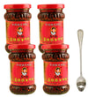 laoganma spicy chili crisp sauce Xiang La Cui Comes with a free Toothsome Mart spoon (pack of 4, 7.4oz)
