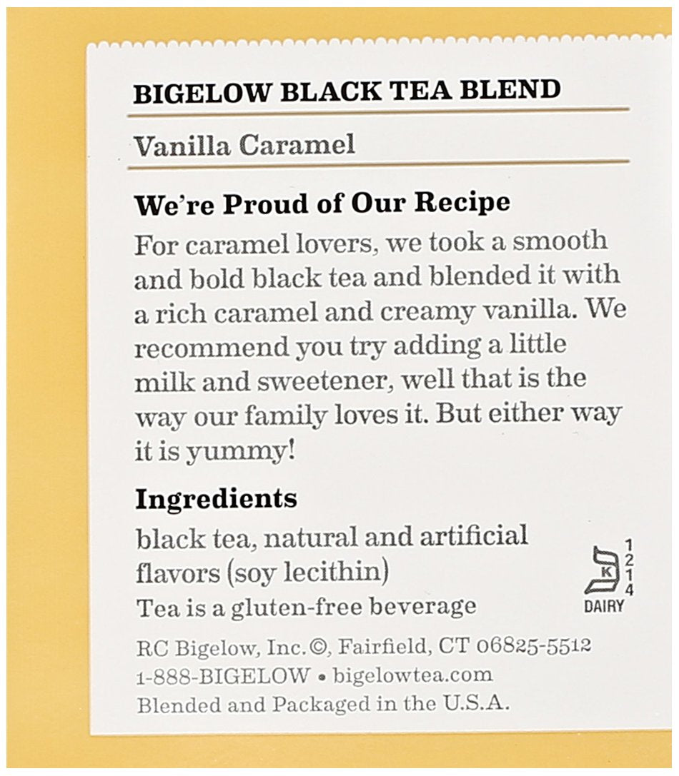 Bigelow Tea Vanilla Caramel (3 Pack)